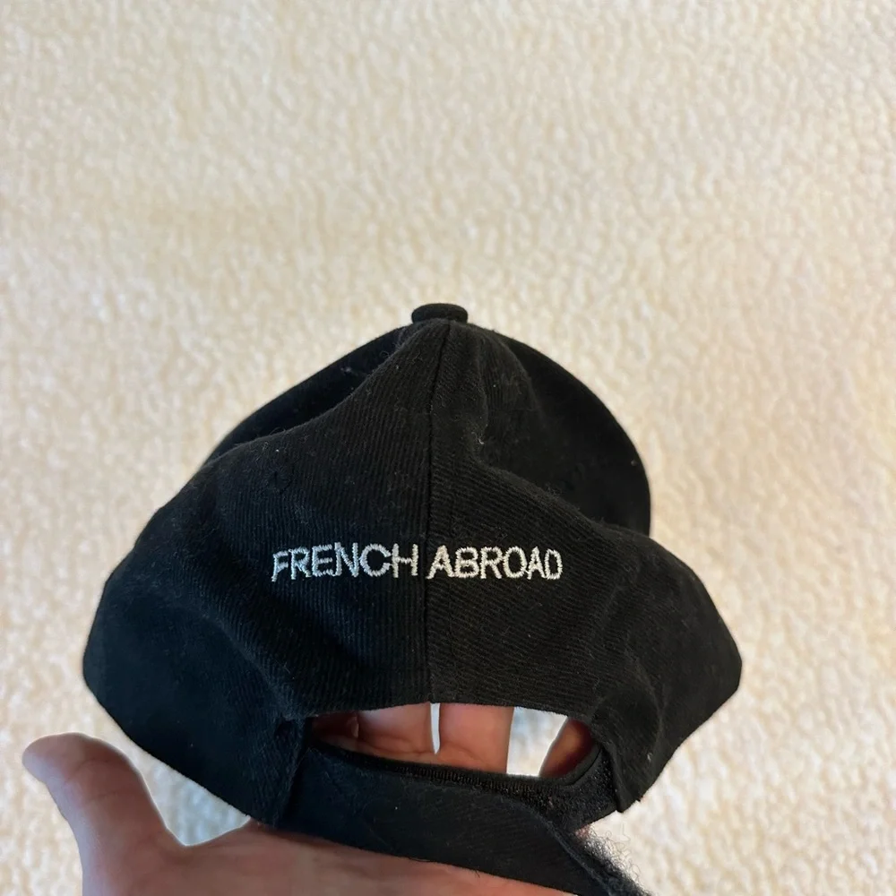 Classic Black Embroidered Cap
